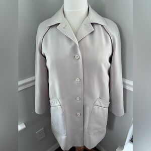 Vintage Works Coat Elegant Cream Women's Coat
